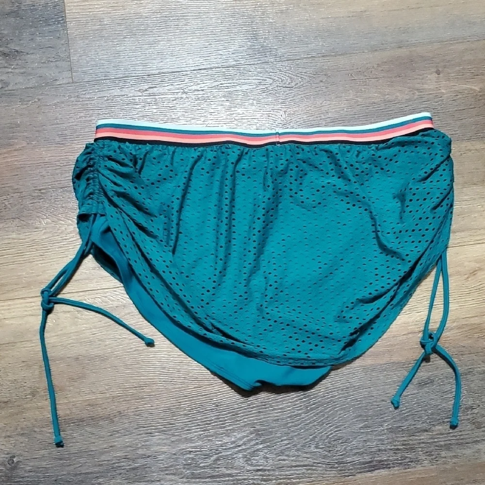 Cacique Teal Green Swimskirt Swimwear